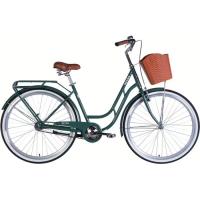 Велосипед Dorozhnik 28" RETRO Velosteel рама-19" ST 2026 зелено-сірий Фото
