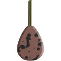 Грузило Brain In-Line Flat Lead 56g 2шт/уп Brown Фото