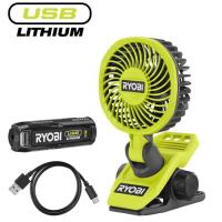 Вентилятор Ryobi USB Lithium RCF4-120G Фото