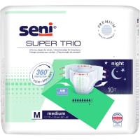 Підгузки для дорослих Seni Super Trio Medium 75-110 см 10 шт Фото
