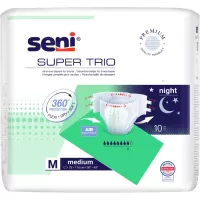 Підгузки для дорослих Seni Super Trio Medium 75-110 см 10 шт Фото