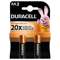 Батарейка Duracell AA лужні 2 шт. в упаковці Фото 1
