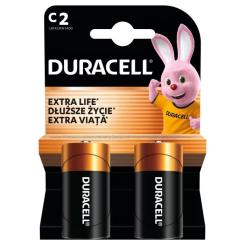 Батарейка Duracell C LR14 щелочная 2шт. в упаковке Фото 1