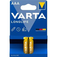Батарейка Varta AAA Longlife щелочная * 2 Фото