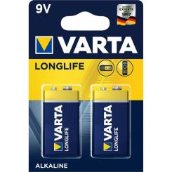 Батарейка Varta Longlife 9V 6LR61 *2 Фото