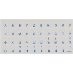 Наклейка на клавиатуру Brain blue Фото