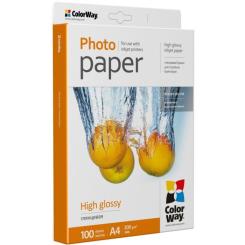 Фотобумага ColorWay A4 200г glossy 100л картон-пак Фото 1