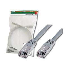 Патч-корд Digitus 0.5м, cat.5e, SF-UTP, AWG 26/7, gray Фото