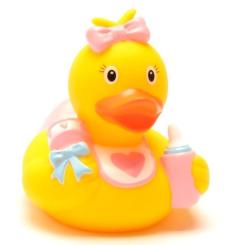 Игрушка для ванной Funny Ducks Пупс девочка утка Фото