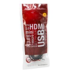 Кабель мультимедийный Extradigital 3.5mm M to 2x3.5mm F 1.5m Фото 5