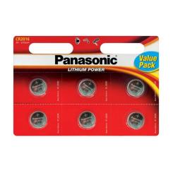 Батарейка Panasonic CR 2016 * 6 LITHIUM Фото