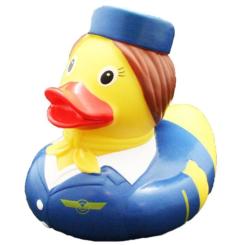 Игрушка для ванной Funny Ducks Стюардесса утка Фото