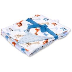 Одеяло детское Luvable Friends двухстороннее для мальчиков Фото 1