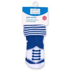 Носки детские Luvena Fortuna с рисунком голубые Фото 1