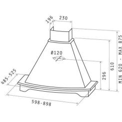 Вытяжка кухонная Elica CORALINE WH/A/60 T.GREZZO Фото 6