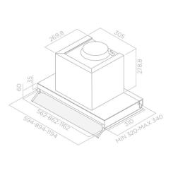 Вытяжка кухонная Elica BOX IN IX/A/90 Фото 1