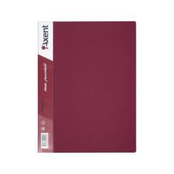 Папка с файлами Axent 10 sheet protectors, burgundy Фото