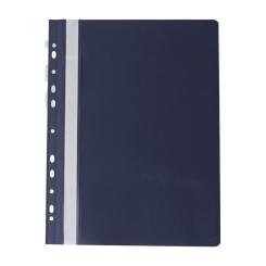 Папка-скоросшиватель Buromax А4, perforated, PVC, black/ PROFESSIONAL Фото