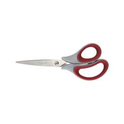 Ножницы Axent Duoton Soft, 16,5см, gray-red Фото