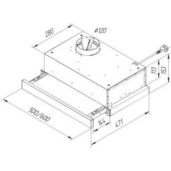 Вытяжка кухонная Pyramida TL 60 SLIM BR Фото 4