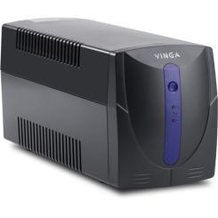 Источник бесперебойного питания Vinga LED 1200VA plastic case Фото 1