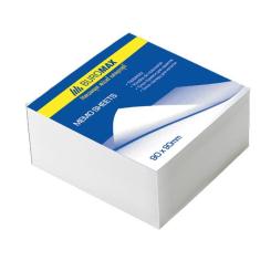 Бумага для заметок Buromax White 90х90х50мм., glued Фото
