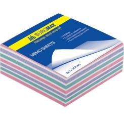 Бумага для заметок Buromax Zebra 90х90х40мм, glued Фото