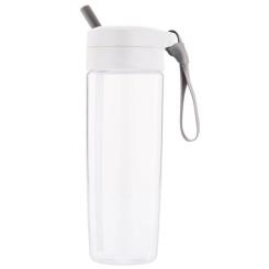 Бутылка для воды XD Modo с трубочкой белая Фото 3