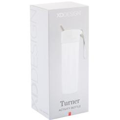 Бутылка для воды XD Modo с трубочкой белая Фото 6