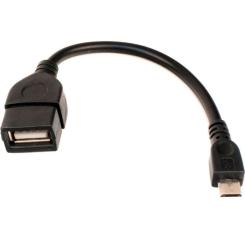 Переходник Patron OTG USB 2.0 AF to Micro 5P 0.15m Фото