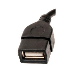 Переходник Patron OTG USB 2.0 AF to Micro 5P 0.15m Фото 1