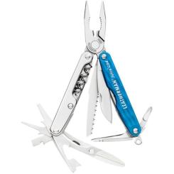 Мультитул Leatherman Juice CS4- Columbia Blue зі шкіряним чохлом Фото
