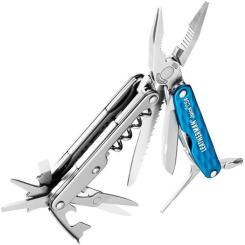 Мультитул Leatherman Juice CS4- Columbia Blue зі шкіряним чохлом Фото 1