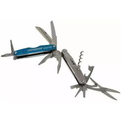 Мультитул Leatherman Juice CS4- Columbia Blue зі шкіряним чохлом Фото 7