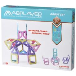 Конструктор Magplayer магнитный набор 41 эл. Фото