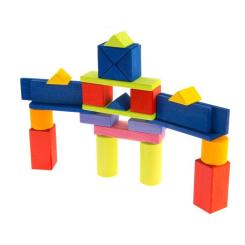 Конструктор Nic деревянный Прованс маленький 27 эл. Фото 5