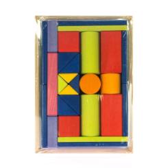 Конструктор Nic деревянный Прованс маленький 27 эл. Фото 7