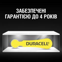 Батарейка Duracell для слуховых аппаратов размер 10, 6 шт. в упаковке Фото 7