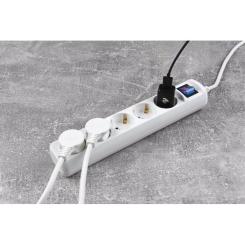 Сетевой фильтр питания 2E 5xSchuko, 3м Фото 5