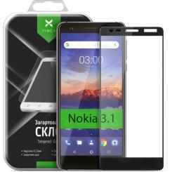 Стекло защитное Vinga для Nokia 3.1 Black Фото