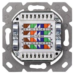Компьютерная розетка Digitus 2xRJ45 STP, cat. 6, для відкритої проводки Фото 6