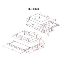 Вытяжка кухонная Perfelli TLS 9833 W LED Strip Фото 11