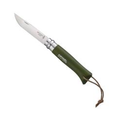 Нож Opinel №8 Inox VRI Trekking зеленый, без упаковки Фото