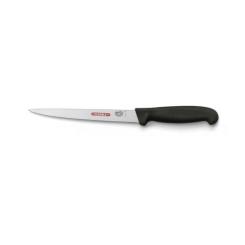 Кухонный нож Victorinox Fibrox филейный 18 см, черный Фото