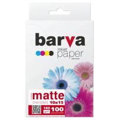 Фотобумага Barva 10x15, 180 g/m2, matt, 100арк Фото