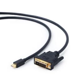 Кабель мультимедийный Cablexpert miniDisplayPort M to DVI M 1.8m 24+1pin Фото 1