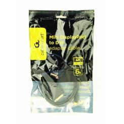 Кабель мультимедийный Cablexpert miniDisplayPort M to DVI M 1.8m 24+1pin Фото 4