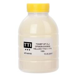 Тонер TTI HP CLJ CP3530/3525 100г YELLOW Фото