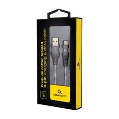 Дата кабель Cablexpert USB 2.0 AM to Lightning 1.0m Фото 1