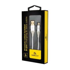 Дата кабель Cablexpert USB 2.0 AM to Lightning 2.0m Фото 1